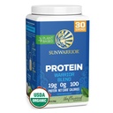 Vegan Organic Protein Powder Planta-basada en BCAA Amino Acids Hemp Seed Soy Free Dairy Gluten Free Synthetic Free NON-GMO ← Unflavored 30 Servings ¦ Warrior Blend by Sunwarrior