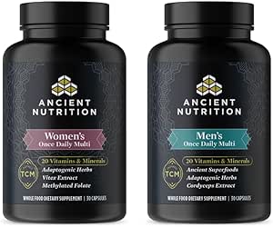 Antigua Nutrición Mutlivitamin Hombre una vez cápsulas diarias, 30 cuenta + Multivitamina Mujeres una vez cápsulas diarias, 30 cuenta