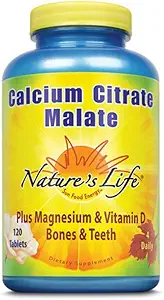 Nature's Life Calcium Citrate & Calcium Malate | 120 ct