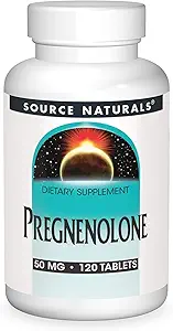 Fuente Naturales Pregnenolona 50mg - 120 Tablets