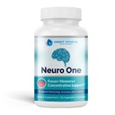 Neuro One Brain Support Suplementos para la memoria - Soporte Cognitivo Suplemento - Boost Focus, Mood, Clarity, Concentration " Mental Speed - Suplemento cerebral para adultos - 60 cápsulas