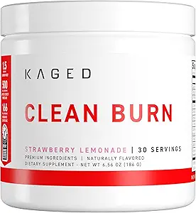Kaged Clean Burn Powder ← Strawberry Lemonade ¦ Thermogenic Weight Management ¦ Boost Metabolism ← Caffeine Orgánica, Apple Cider Vinegar