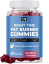 Hora de la noche Fat Burner Gummies, Apoyo al sueño " Perder peso Suplemento ← Recortar el hambre Suppressant " Metabolism Booster, Resuelto de la grasa del vientre mientras duermes ← Nighttime Diet Gummies for Women " Men 60ct