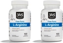 Mercado completo de alimentos, L Arginine 500Mg 100 Veggie Caps (Pack de 2)