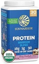 Sunwarrior Vegan Orgánica Protein Powder Plant-Based TEN BCAA Amino Acids Hemp Seed Soy Free Dairy Gluten Free Synthetic Free Non-GMO ← Berry 30 Servings ← Warrior Blend