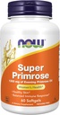 NOW Supplements, Super Primrose 1300 mg with Naturally Occurring GLA (Gamma-Linolenic Acid), 60 Softgels