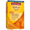 Nature Made SAM-e 200 mg Complete, Suplemento dietético para el soporte de orina, 60 Tabletas, 30 Day Supply