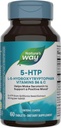 Nature's Way 5-HTP, L-5-Hydroxytryptophan, Helps Make Serotonin to Promote a Positive Outlook*, Vitamin B6, Vitamin C, Griffonia Bean Extract, 60 Tablets (Packaging May Vary)