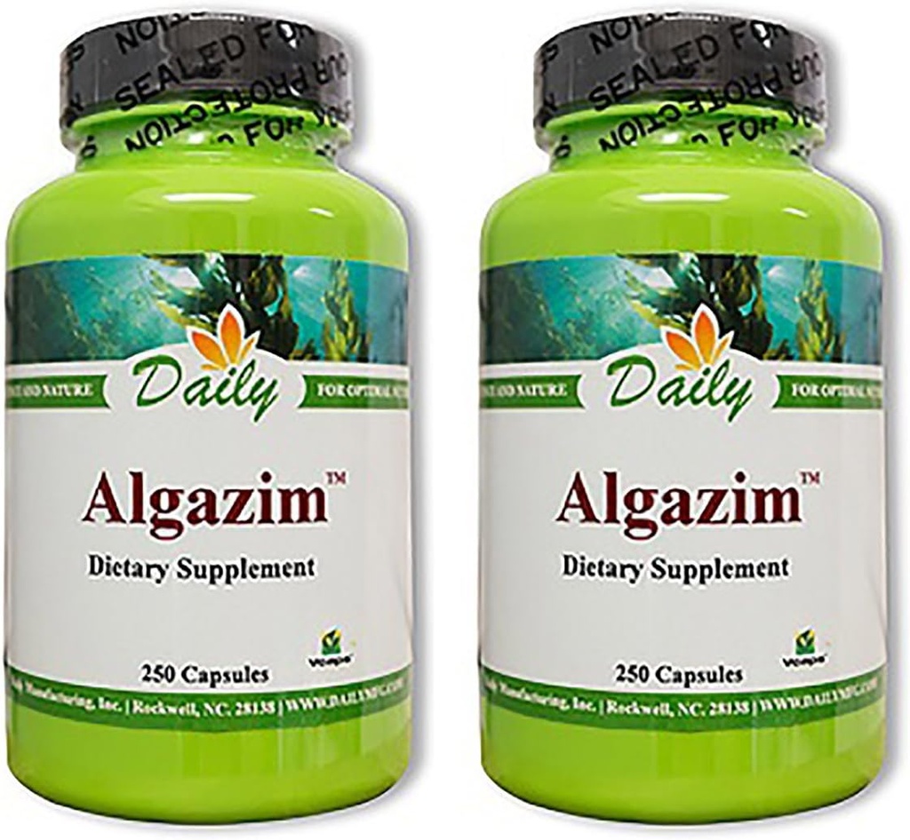 Fabricación diaria - Algazim ANTE250 Capsules, 2 Pack