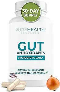 Gut Health Flavonoids Suplementos - Gut Cleanse & Restore Good Digestion - Suplemento antioxidante con Berberine, Ginger, Quercetin - Gut Restore Formula to Balance and Support Digestion - 1 Bottle
