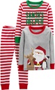 Simple Joys por Carter's Baby 3-Piece Snug-fit Cotton Holiday Pajama Set