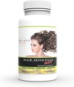 Wellgenix Purvana Max Hair, Skin & Nails Vitamina: Biotin 5000mcg para el crecimiento del cabello mejorado, Prevención de la pérdida del cabello para hombres y mujeres, Vegan, Ideal para Post Partum & PCOS, 90 Cuenta, Pack de 1