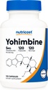 Nutricost Yohimbine HCl 5mg, 120 Capsules - Gluten Free and Non-GMO