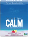 Natural Vitality Calm, Magnesium Citrate Supplement, Anti-Stress Drink Mix Powder, Gluten Free, Vegan, & Non-GMO, Raspberry Lemon, 0.12 oz, 30 Packets