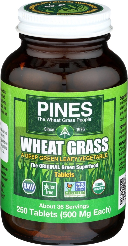 PINES Orgánica de la hierba de trigo, 250 Tablas del conde Wheat Grass como aparece en la nueva película de blockbuster, Ocean's 8!