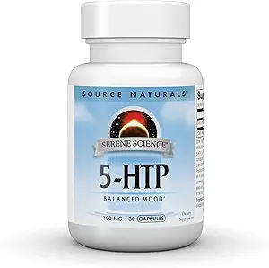 Source Naturals Serene Science 5-HTP, Balanced Mood* 100 mg - 30 Capsules