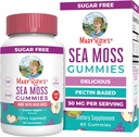 MaryRuth Organics Gummies Sugar Free Made with Irish Sea Moss for Gut Health and Immune Support Formulated for Adults and Kids Ages 4+ Vegan Non-GMO Gluten Free ← 60 Count