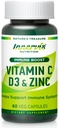 Complejo Immune Boost – Vitamina C 900mg, D3 2,500 UI & Zinc 25mg para Immune System Support, 72 Veggie Caps ← Innervis Nutrition