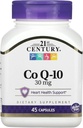 21st Century Co Q10 30 mg cápsulas, 45 cuenta (21341)