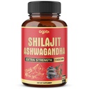 agobi 210 Capsules - 600mg Shilajit Suplemento con 400mg Orgánica Ashwagandha Root - Shilajit Puro Himalaya Orgánica para la Producción Energética, Sistema Inmune Cerebro Salud, Focus " Concentration