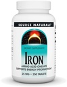 Fuente Natural Iron, Amino Acid Chelate - Suplemento dietético que apoya la producción de energía - 250 Tablets
