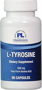 Laboratorios progresivos L-Tyrosine Suplemento, 90 Conde