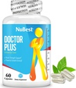 NuBest Doctor Plus con calcio, vitamina D3, vitamina K2 (MK7), cápsulas de magnesio para la fuerza ósea, huesos saludables, inmunidad, calcium Max Absorción para la edad 10+  60 cápsulas ← 1 mes de suministro