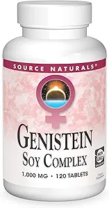 Fuente Natural Genistein 1000 Mg (Mujer Eterna), 120 Tabletas