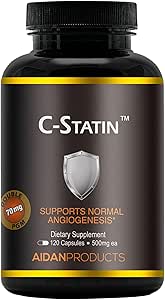 Soporte C-Estatina para Angiogénesis Normal, Extracto Proprietario Estudiado Clínicamente (120 cápsulas)