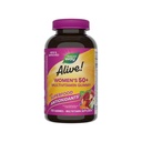 Nature’s Way Alive! Women’s 50 Plus Multivitamin Gummy, Daily Chewable Multivitamins with B-Vitamins, Vitamin D3, Calcium, Supports Heart, Brain & Bone Health,* Mixed Berry Flavored, 150 Count