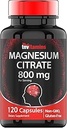 TNVitamins Magnesium Citrate 800 MG - 120 Capsules  Dos meses de suministro! ← Pure Magnesium Citrate Powder Capsules ← Citrato De Magnesio ← Non-GMO Silencio Producido en Estados Unidos!