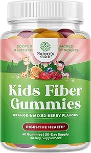 Altas Gummies de fibra prebiótica para niños - Suplementos dietéticos para la digestión y el estreñimiento - Chicory Root Kids Immune Gummies - Non-GMO & Vegan Digestive Suplementos Nutricionales - 60 Condes