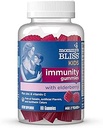 Mami's Bliss Kids Elderberry Gummies, Supports Immunity with Black Elderberry, Zinc &amp; Vitamin C, Gluten Free & Vegan, Age 2 Years+ (60 Count)