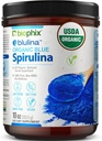 biofix Blue Spirulina Powder Organic Blulina 10 oz - Algae Organic Spirulina Powder 283 Servings - Suplemento Superfood - Natural Blue Pigment - Espirulina en Polvo Organica Pura Azul