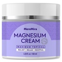 Crema de Magnesio para el sueño &amp; Muscle Relief: Cálida Noche Tópica &amp; Loción de Relajación Profunda - Cáñamo sin descanso Leg &amp; Cuidado Conjunto - Lavanda 3.38 Fl. Oz.