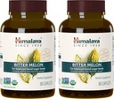Himalaya Organic Bitter Melon - Herbal Glucose Metabolism Support - USDA Organic, Non-GMO, Vegan, Gluten Free, Additive Free, 660 mg, 60 cápsulas (Pack of 2)