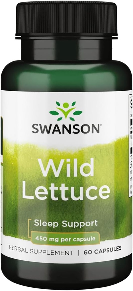 Swanson Full Spectrum Lechuga Salvaje 450 Milligrams 60 cápsulas