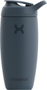 Promixx Pursuit Shaker Bottle - Insulated Stainless Steel Shaker Cup - 18oz - Midnight Blue