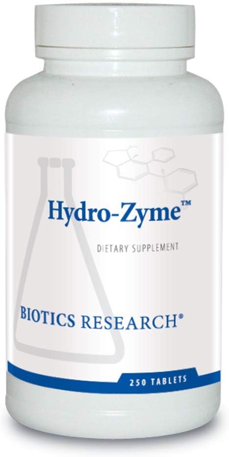 Biotics Research Hydro ZymeTM - Digestive Enzymes (Enzimas Digestivas) Para Mujeres &amp; Hombres - Enzymes for Digestion Supplement Contains Betaine HCL - Supports Healthy Gastric pH & Immune Health-250 Enzyme