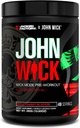 Jacked Factory X John Wick - Wick Mode Pre Workout Powder - Energía intensa, Battle-Ready Focus, Compromiso imparable, y Sheer Will - 40 Servings, Osaka Cherry Blossom