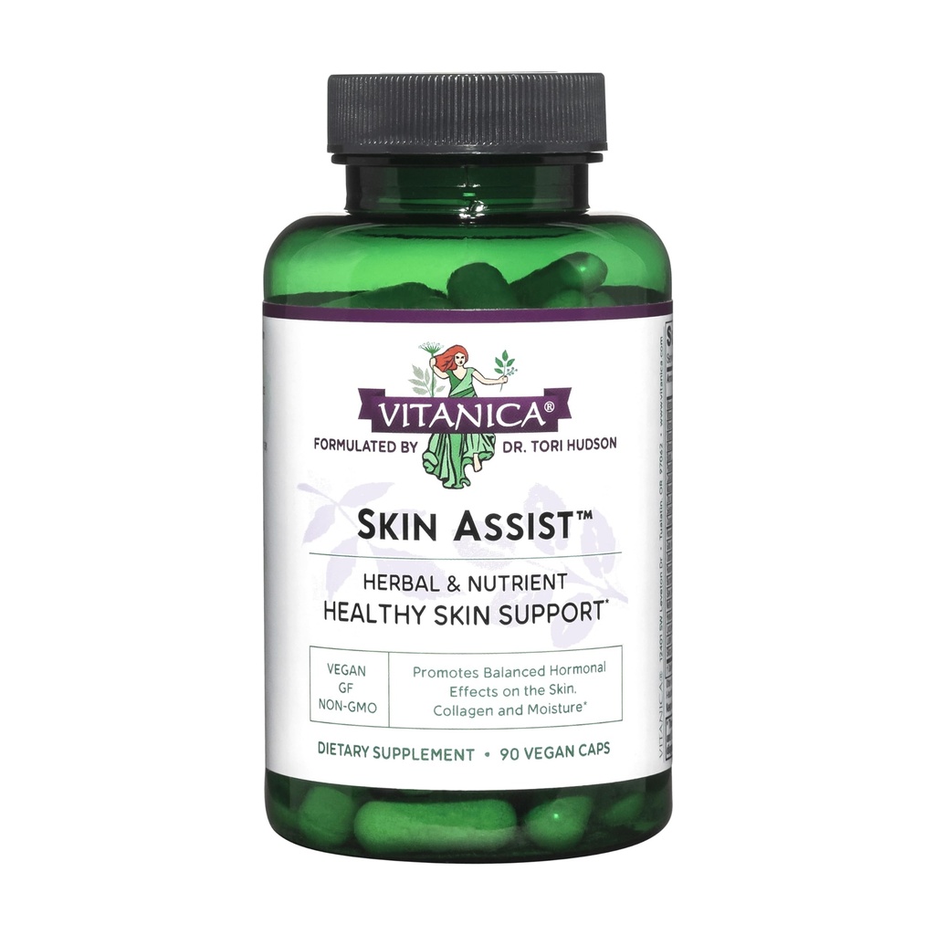 Vitanica, Skin Assist, Skin Support, Vegan, 90 cápsulas