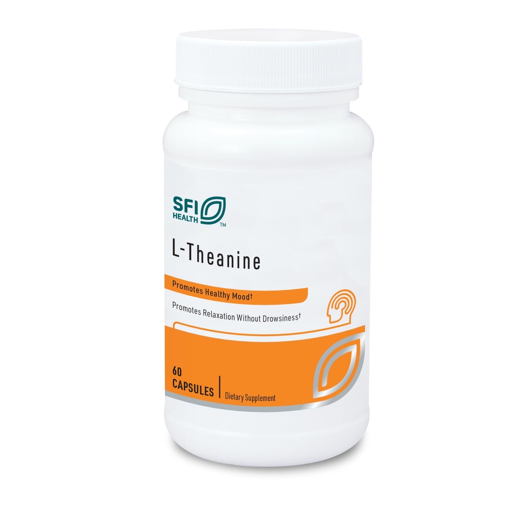 Klaire Labs L-Theanine - 100mg Suntheanine para promover la relajación (60 cápsulas)