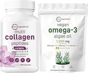 Micro Ingredientes Complejo Multi Collagen & Vegan Omega 3 Algae Oil Supplement Bundle 2 Pack ← Peptides Collagen Grass-Fed Collagen ← Omega-3 Full Spectrum Alternative to Fish Oil