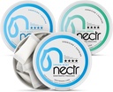 Nectr Energy Nootropic Pouches Mint Mix - Caffeine Pouches with Cognizin Citicoline. 3 Sabores: Menta Mild y Fresca, y Verde Glacial. Suplemento de energía sin azúcar, Nicotina