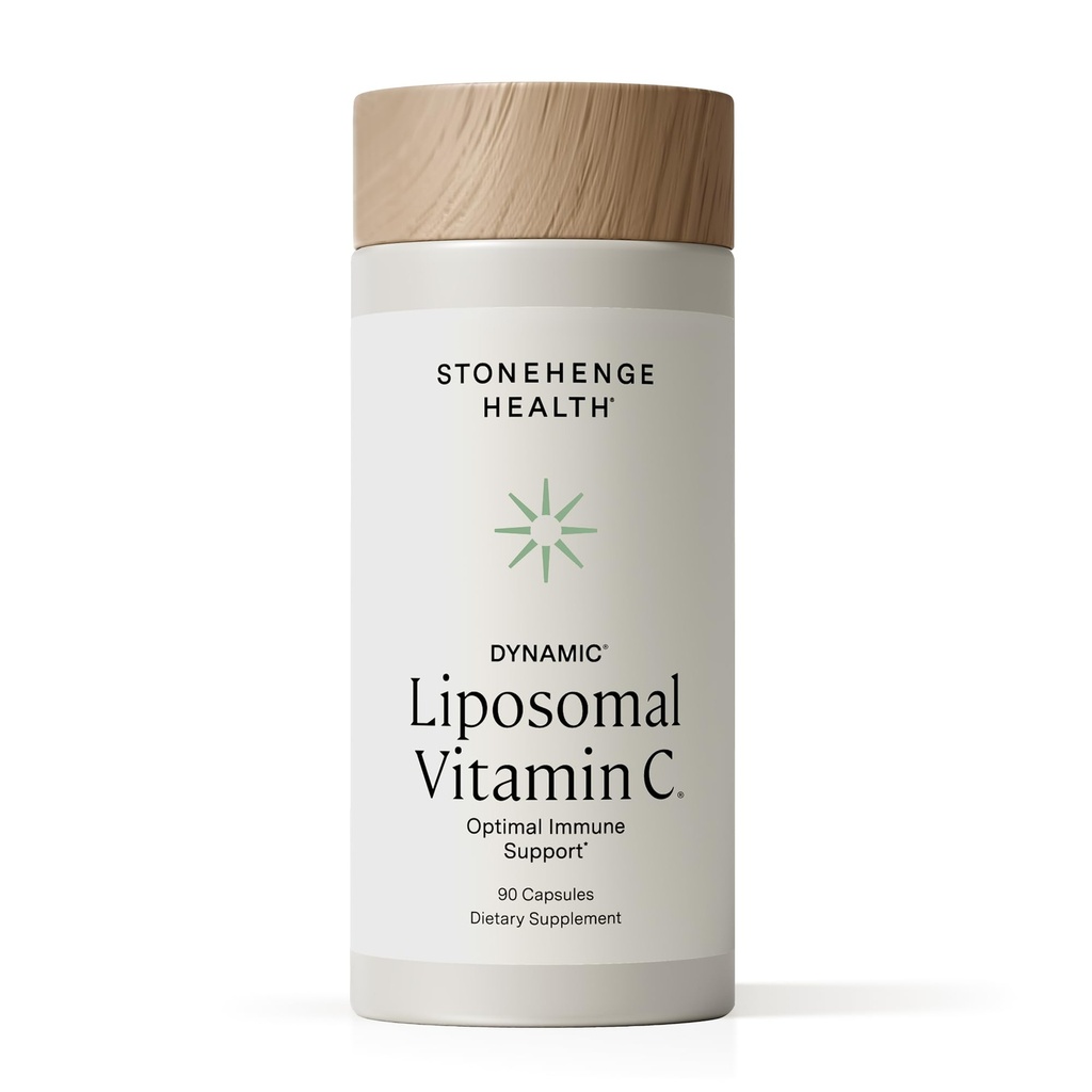 Stonehenge Health Dynamic Liposomal Vitamin C 1500mg - 90 Capsules - Advanced Formula - Phospholipids sourced from Non-GMO Sunflower, Supports Healthy Immune System, Collagen Synthesis & Brain Health