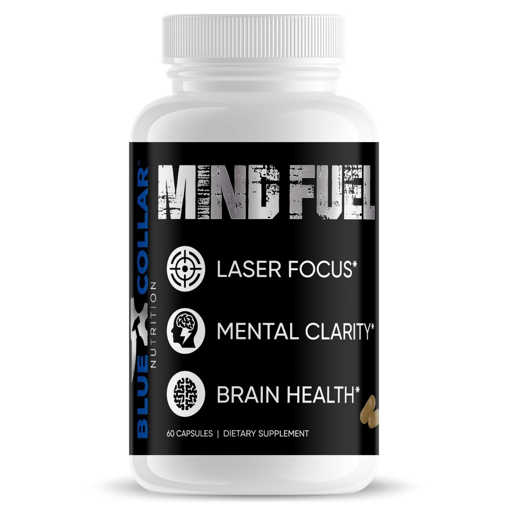 Suplementos cerebrales de combustible mental para la memoria y el foco, la salud del cerebro más fuerte y la claridad mental, suplemento de memoria multivitamínica para hombres para cerebro, suplemento de apoyo cerebral nootrópico para hombres / mujeres (60 cápsulas)