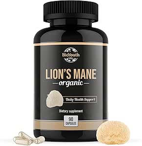 Organic Lions Mane Capsules Suplemento dietético Premium Organic Lions Mane Mushroom Extract
