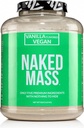 NAKED Vegan Mass - Vanilla Vegan Weight Gainer - 1.230 Calories, Non-GMO, Soy &amp; Gluten Free, No Artificial Ingredients - 8LB Bulk - 11 Servings