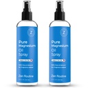 Pure Magnesium Oil Spray 12oz (2-Pack) – USP Grade Topical Magnesium for Feet, Body & Muscles – Helps with Leg Cramps, Relaxation & Recovery – Made in USA