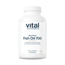 Vital Nutrients Ultra Pure Fish Oil 700 - Supports Heart, Brain, and Joint Health* - Sustainably Sourced High EPA & DHA Omega-3 Fatty Acid - Lemon Flavor - Gluten, Dairy & Soy Free - 120 Softgels